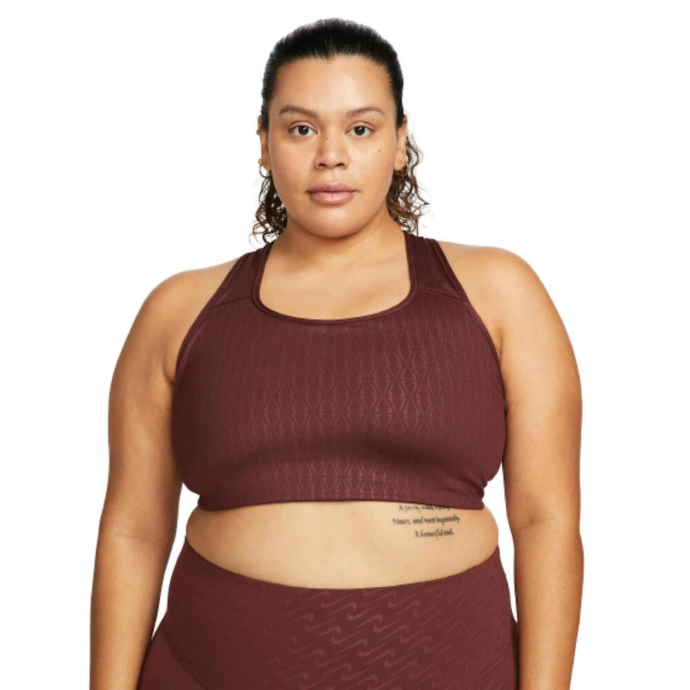 Nike Dri-FIT Swoosh Women's Medium-Support Padded Sports Bra Plus Size 3X DH4...